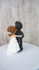 Picture of Personalized wedding cake topper with puppy