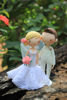 Picture of Peach Wedding Cake Topper