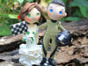 Picture of F1 Racer Wedding Cake Topper