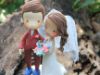 Picture of Vintage Wedding Cake Topper, Unique bride groom keepsake