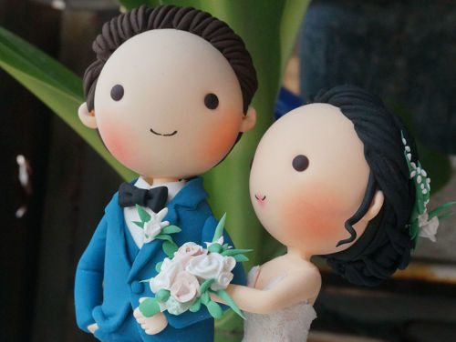 Picture of Unique Wedding Cake Topper