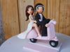 Picture of Vespa Wedding Cake Topper