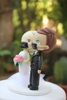 Picture of Quarantine wedding cake topper, Lockdown Bride & Groom topper