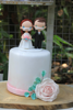 Picture of Just Married Wedding Mask, Quarantine wedding cake topper