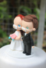 Picture of Just Married Wedding Mask, Quarantine wedding cake topper