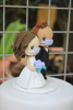 Picture of Quarantine wedding cake topper, Purple wedding topper