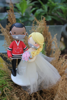 Picture of Quarantine wedding cake topper, Hockey fan wedding cake topper