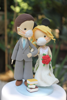 Picture of Bookworm and Mickey wedding cake topper, Quarantine wedding topper