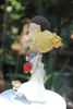 Picture of Bookworm and Mickey wedding cake topper, Quarantine wedding topper