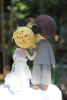 Picture of Bookworm and Mickey wedding cake topper, Quarantine wedding topper