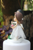 Picture of Quarantine wedding cake topper, Irish wedding bride & groom topper