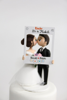 Picture of Tinder wedding cake topper, Love at first swipe wedding topper