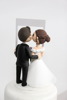 Picture of Tinder wedding cake topper, Love at first swipe wedding topper