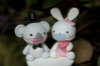 Picture of Koala & Rabbit wedding topper