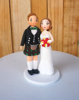 Picture of Funny wedding cake topper, Pinch love wedding cake topper