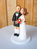 Picture of Funny wedding cake topper, Pinch love wedding cake topper