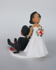 Picture of Game over wedding cake topper, Video Game INSPIRED Gaming Addict Rehearsal Groom