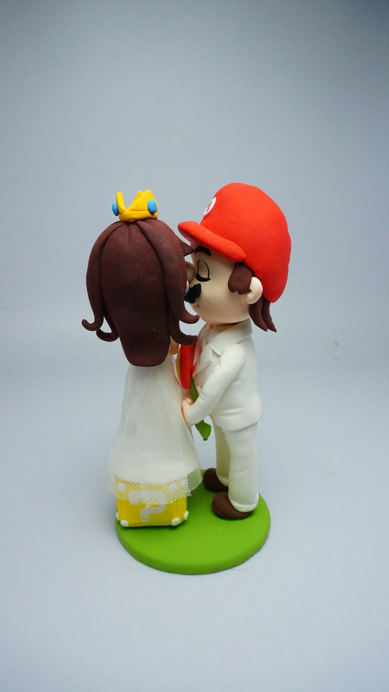 Princess Peach Theme Cake Topper -  Portugal