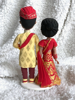 Picture of Indian wedding cake topper, Ethnic wedding clay figure