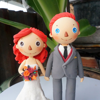 Picture of Raggedy Ann and Andy wedding cake topper