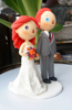 Picture of Raggedy Ann and Andy wedding cake topper