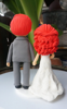 Picture of Raggedy Ann and Andy wedding cake topper