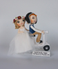Picture of Vespa wedding cake topper, Scooter wedding topper