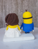 Picture of Minion wedding cake topper