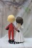 Picture of F1 wedding cake topper