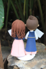 Picture of Korea wedding cake topper, Hanbok wedding topper