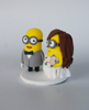 Picture of Funny Wedding cake topper, Minion wedding cake topper