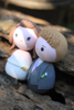 Picture of Vintage wedding cake topper, Kokeshi wedding topper