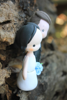 Picture of Baby blue wedding cake topper
