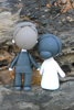 Picture of Baby blue wedding cake topper