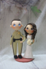 Picture of Military wedding cake topper