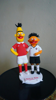 Picture of Gay wedding cake topper, Funny love pinch wedding cake topper