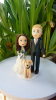 Picture of Hiking Couple Wedding Cake Topper, Backpacking Bride And Groom Cake Topper