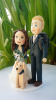 Picture of Hiking Couple Wedding Cake Topper, Backpacking Bride And Groom Cake Topper