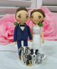 Picture of Wedding cake topper, Lesbian wedding cake topper