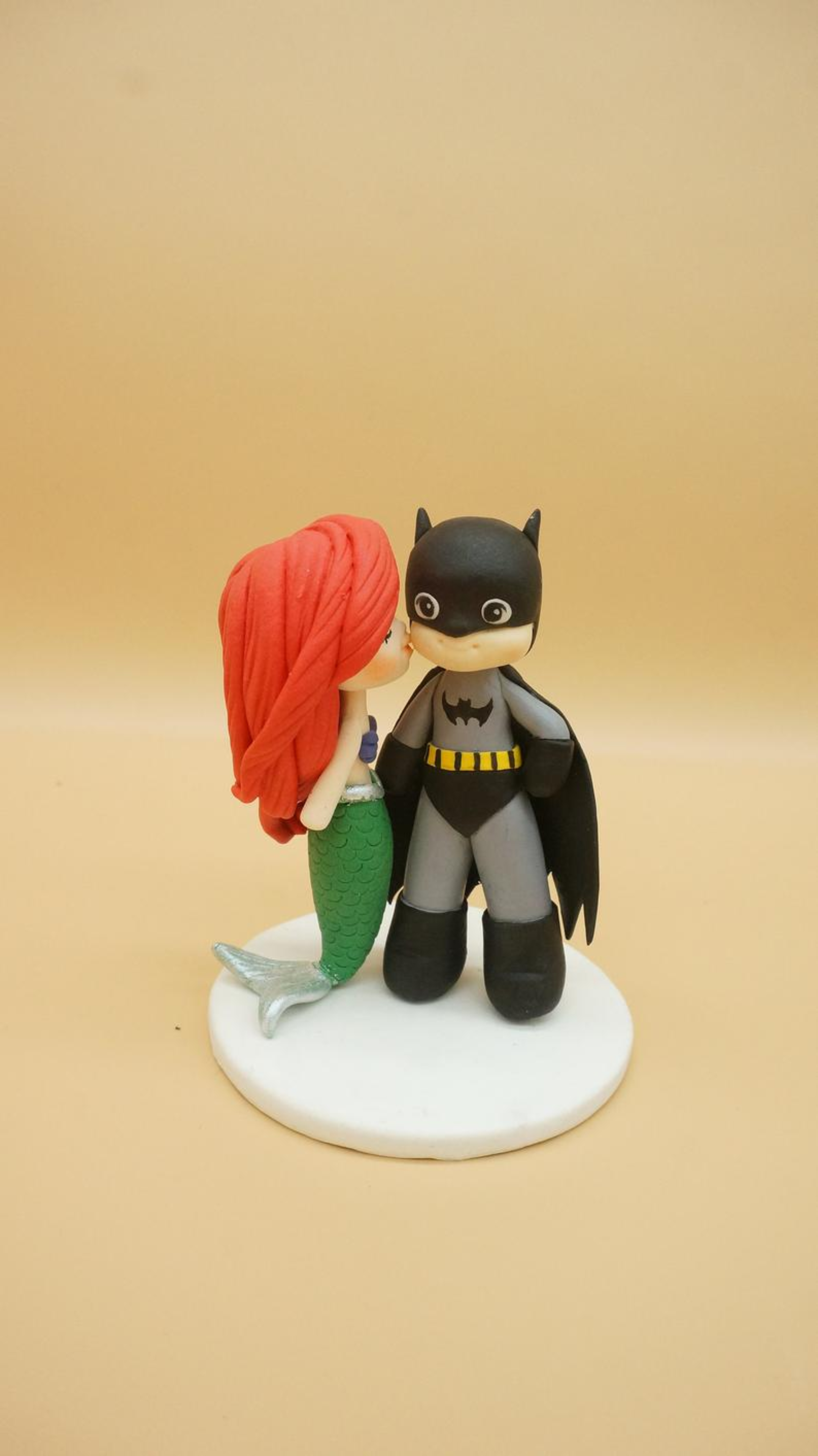 Picture of Batman and Mermaid wedding cake topper