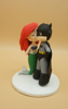 Picture of Batman and Mermaid wedding cake topper