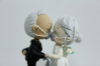 Picture of Silver anniversary wedding cake topper, 25th year Anniversary Gift Idea