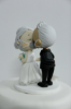 Picture of Silver anniversary wedding cake topper, 25th year Anniversary Gift Idea