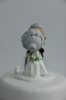 Picture of Silver anniversary wedding cake topper, 25th year Anniversary Gift Idea