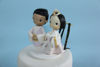 Picture of Hanbok Korean Wedding Cake Topper, Traditional Wedding Cake Topper