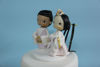 Picture of Hanbok Korean Wedding Cake Topper, Traditional Wedding Cake Topper