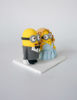 Picture of Minion Bride & Groom wedding cake topper, Blue wedding theme