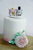 Picture of Totoro wedding cake topper, Japanese comic wedding theme.