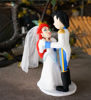 Picture of Personalized wedding cake topper, Mermaid Wedding Cake Topper