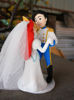 Picture of Personalized wedding cake topper, Mermaid Wedding Cake Topper